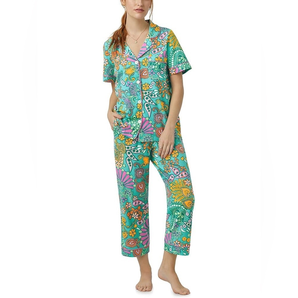 Bed Head PJ’s Colorful Floral Organically Grown Cotton Pajama Set